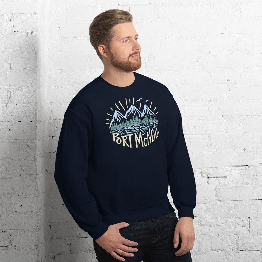 Design of Port McNeill - Colour - Unisex Sweatshirt , the colour is