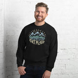 Design of Port McNeill - Colour - Unisex Sweatshirt , the colour is Black
