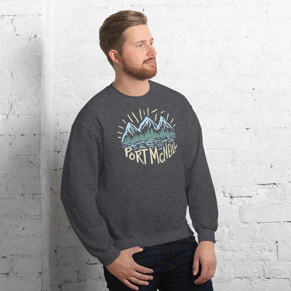 Design of Port McNeill - Colour - Unisex Sweatshirt , the colour is
