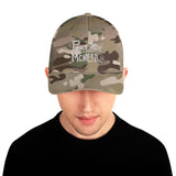 Design of Port McNeill - FLEXFIT - Structured Twill Cap , the colour is Multicam Green