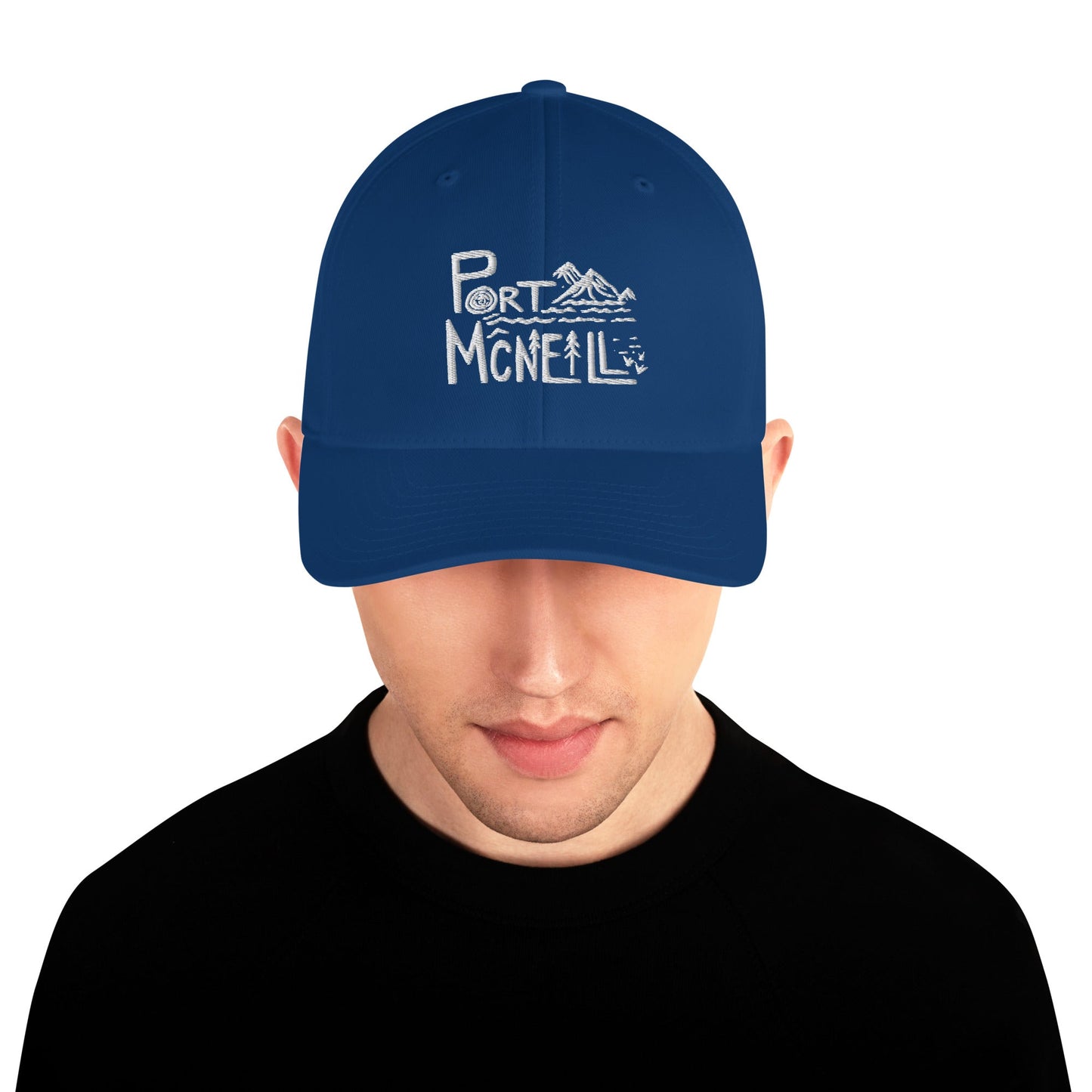 Design of Port McNeill - FLEXFIT - Structured Twill Cap , the colour is Royal Blue