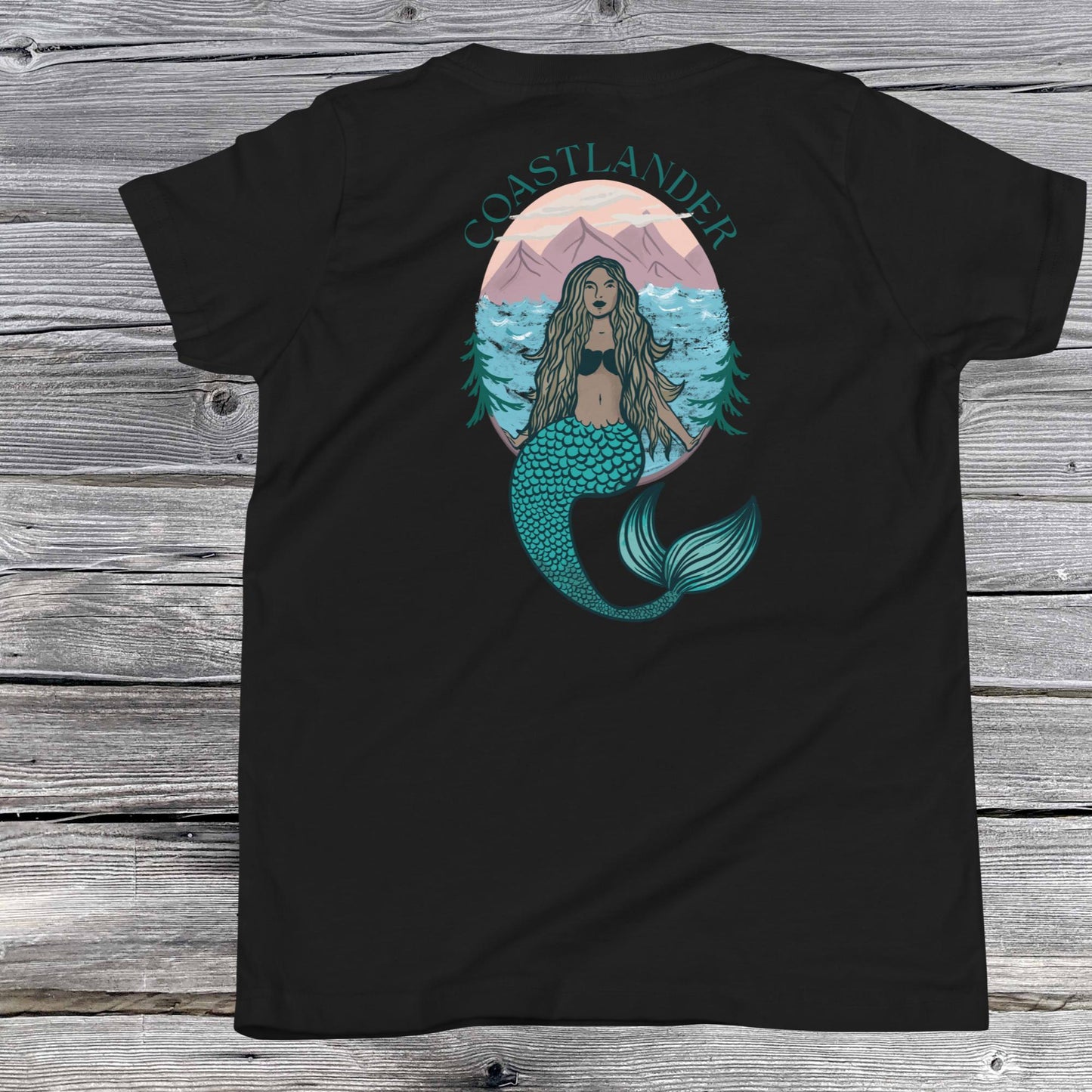 Design of Port McNeill - Kids - Youth Short Sleeve T-Shirt , the colour is