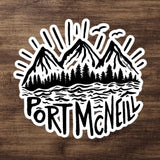 Design of Port Mcneill - Sticker , the colour is 5.5″×5.5″