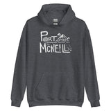 Design of Port Mcneill - Unisex Hoodie , the colour is Dark Heather