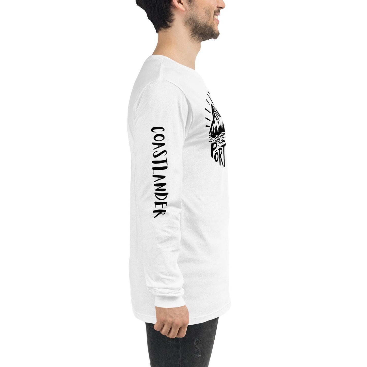 Design of Port McNeill - Unisex Long Sleeve Tee , the colour is