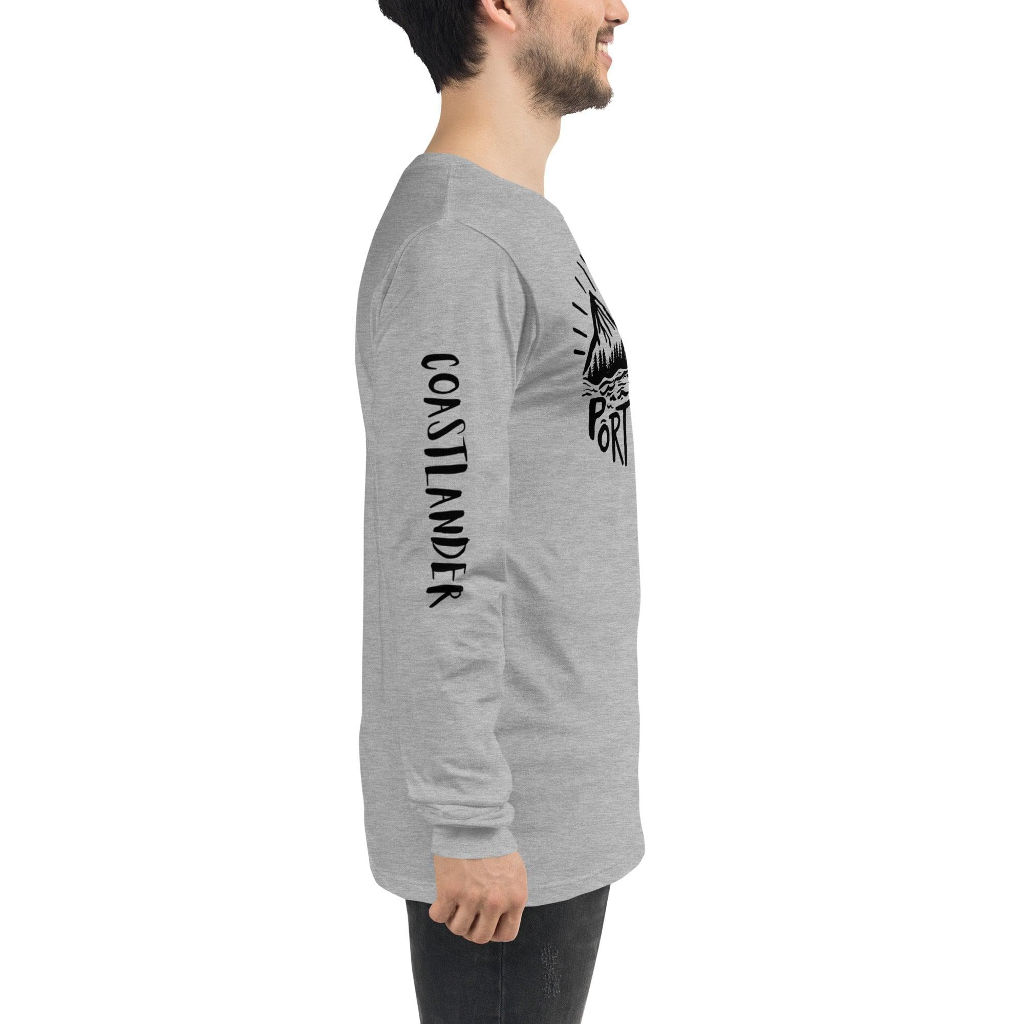 Design of Port McNeill - Unisex Long Sleeve Tee , the colour is