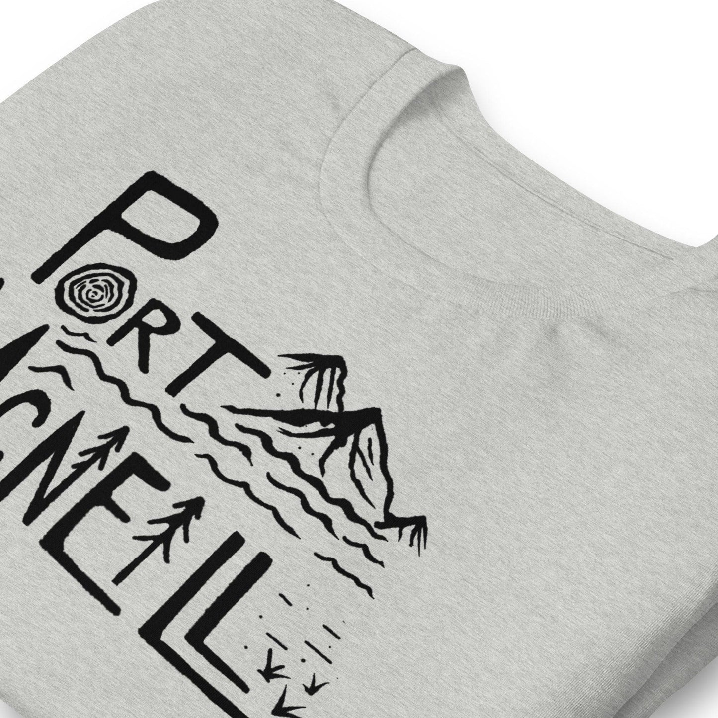 Design of Port Mcneill - Unisex t-shirt , the colour is