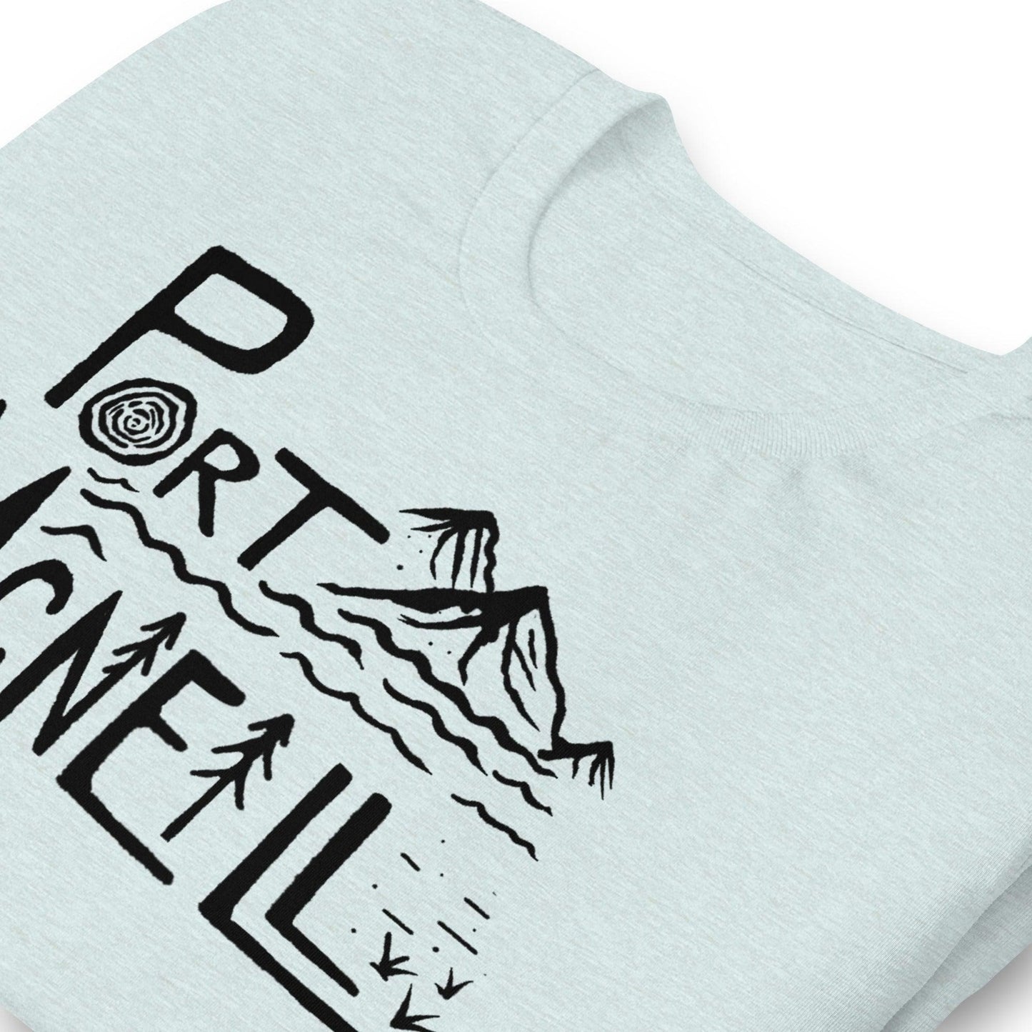 Design of Port Mcneill - Unisex t-shirt , the colour is