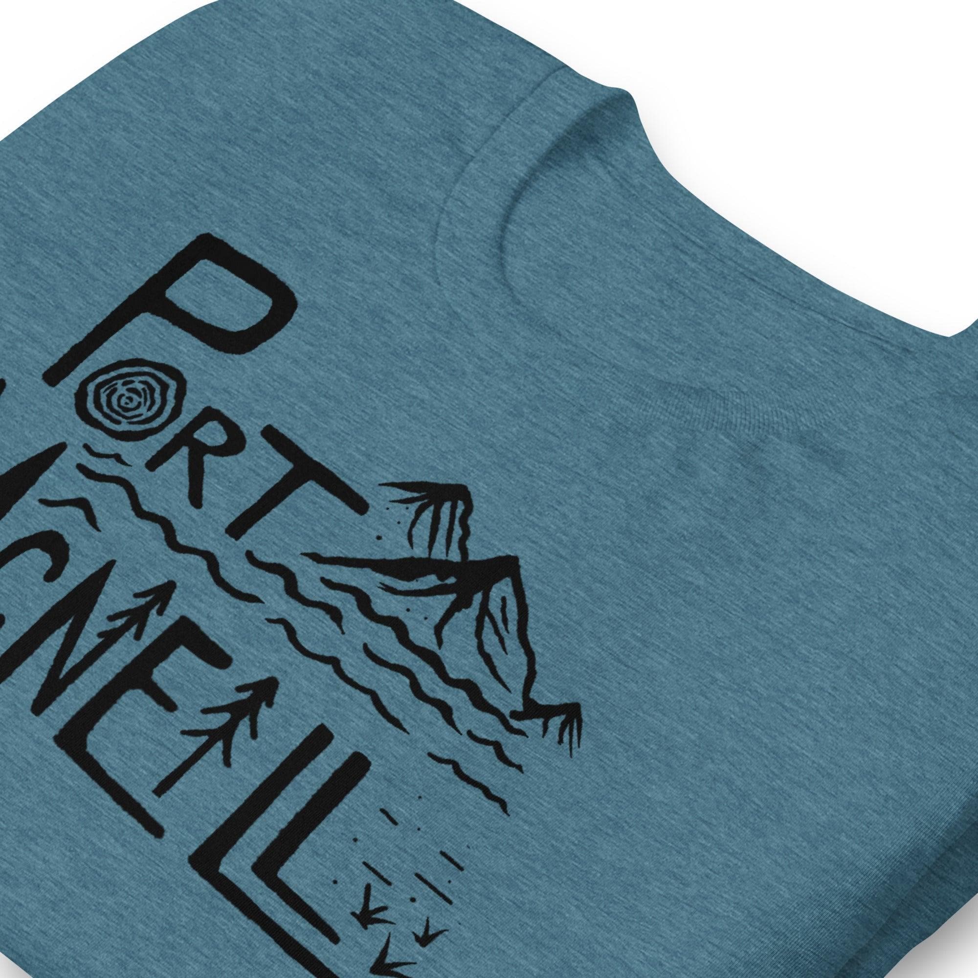 Design of Port Mcneill - Unisex t-shirt , the colour is