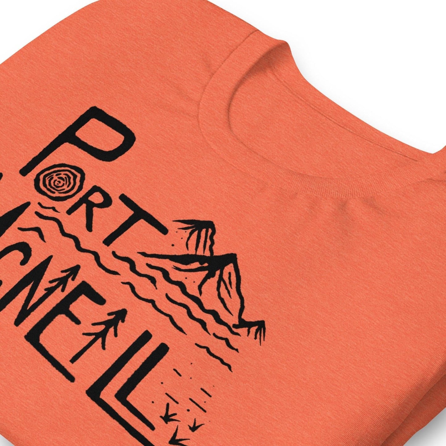 Design of Port Mcneill - Unisex t-shirt , the colour is