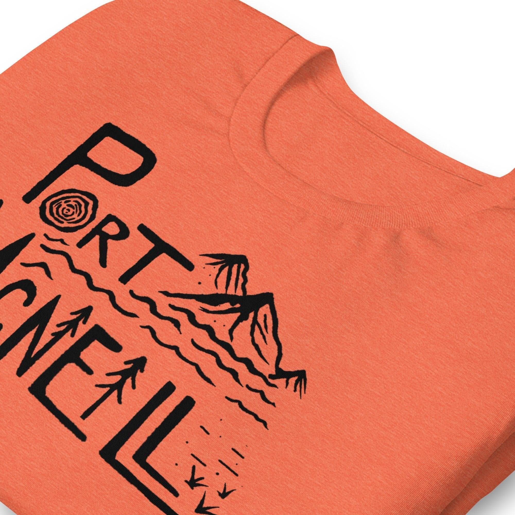 Design of Port Mcneill - Unisex t-shirt , the colour is