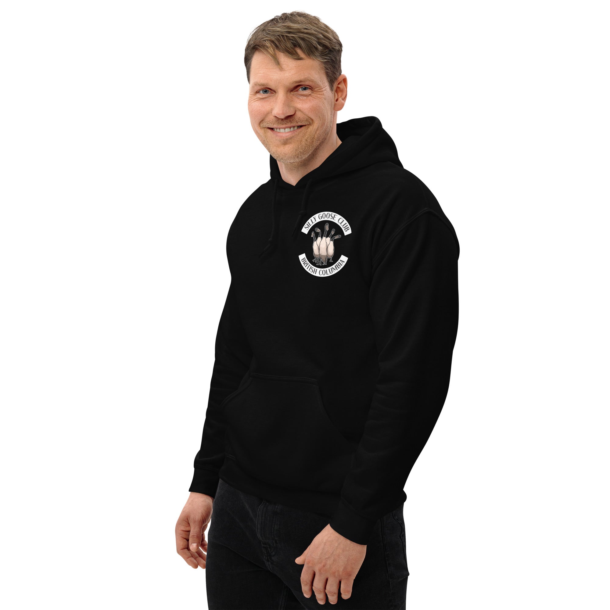 Design of Silly Goose Club - Unisex Hoodie , the colour is