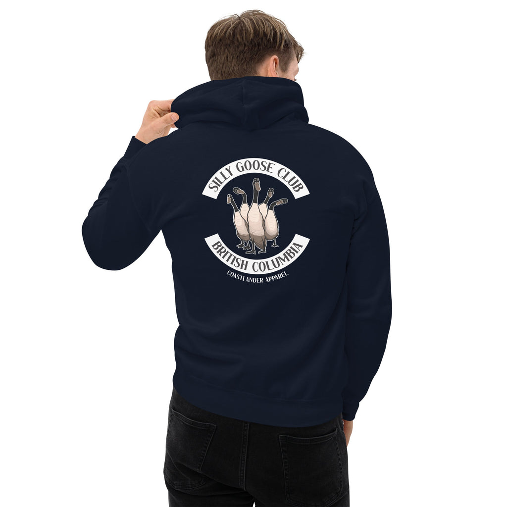 Design of Silly Goose Club - Unisex Hoodie , the colour is Navy