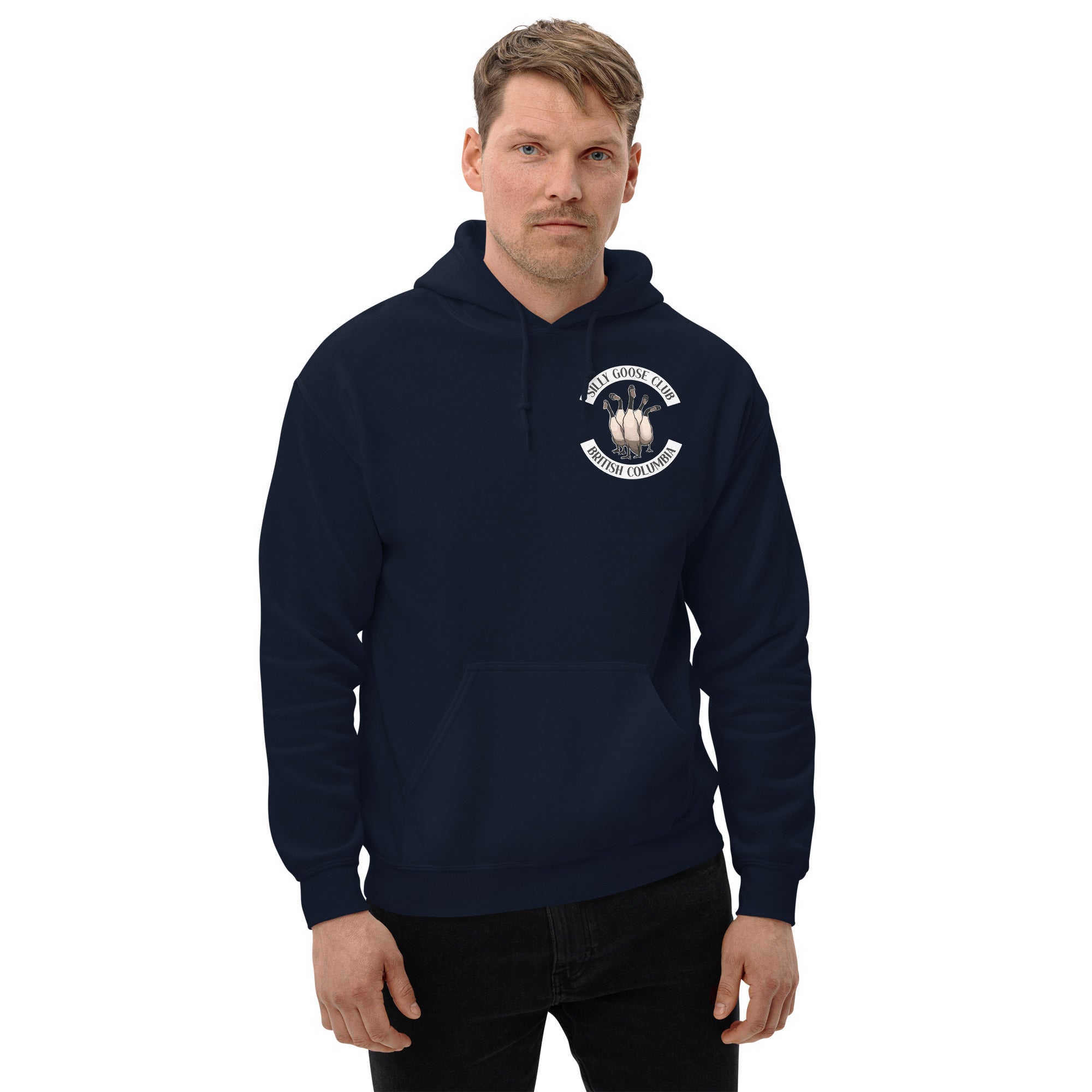 Design of Silly Goose Club - Unisex Hoodie , the colour is