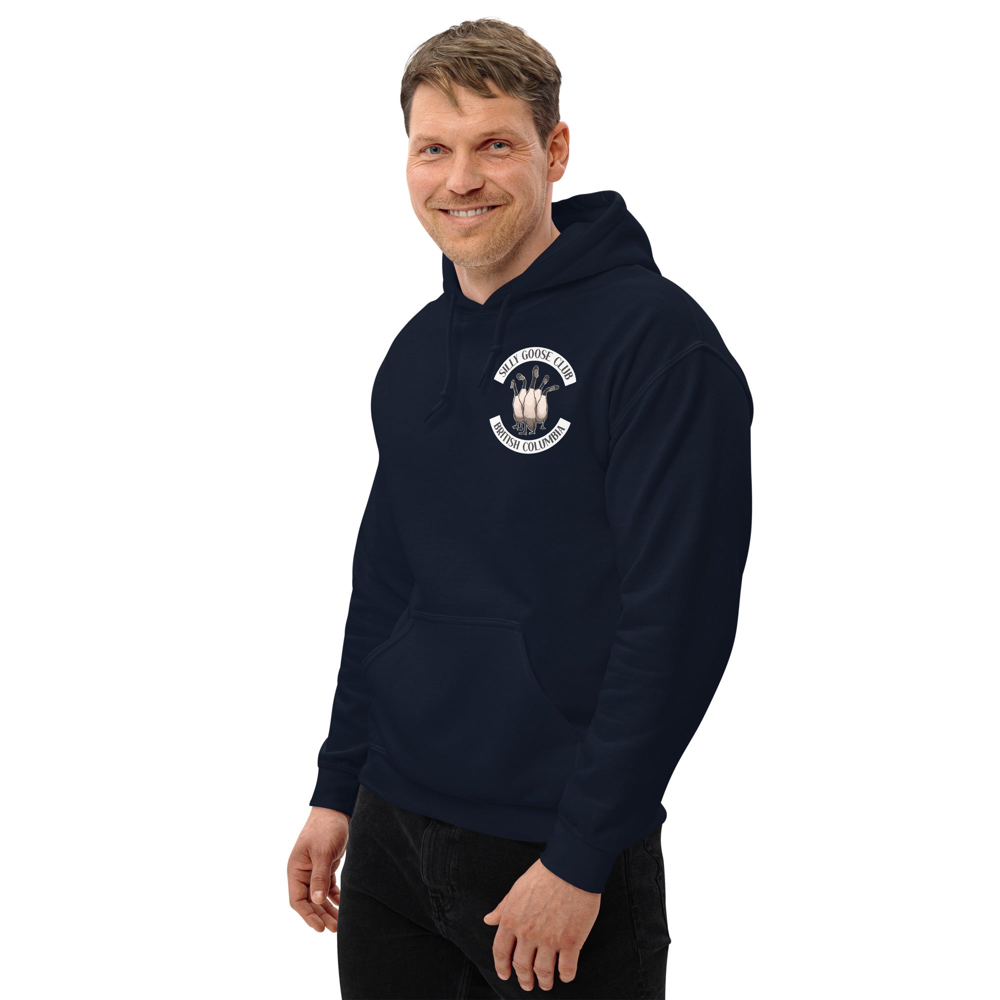 Design of Silly Goose Club - Unisex Hoodie , the colour is