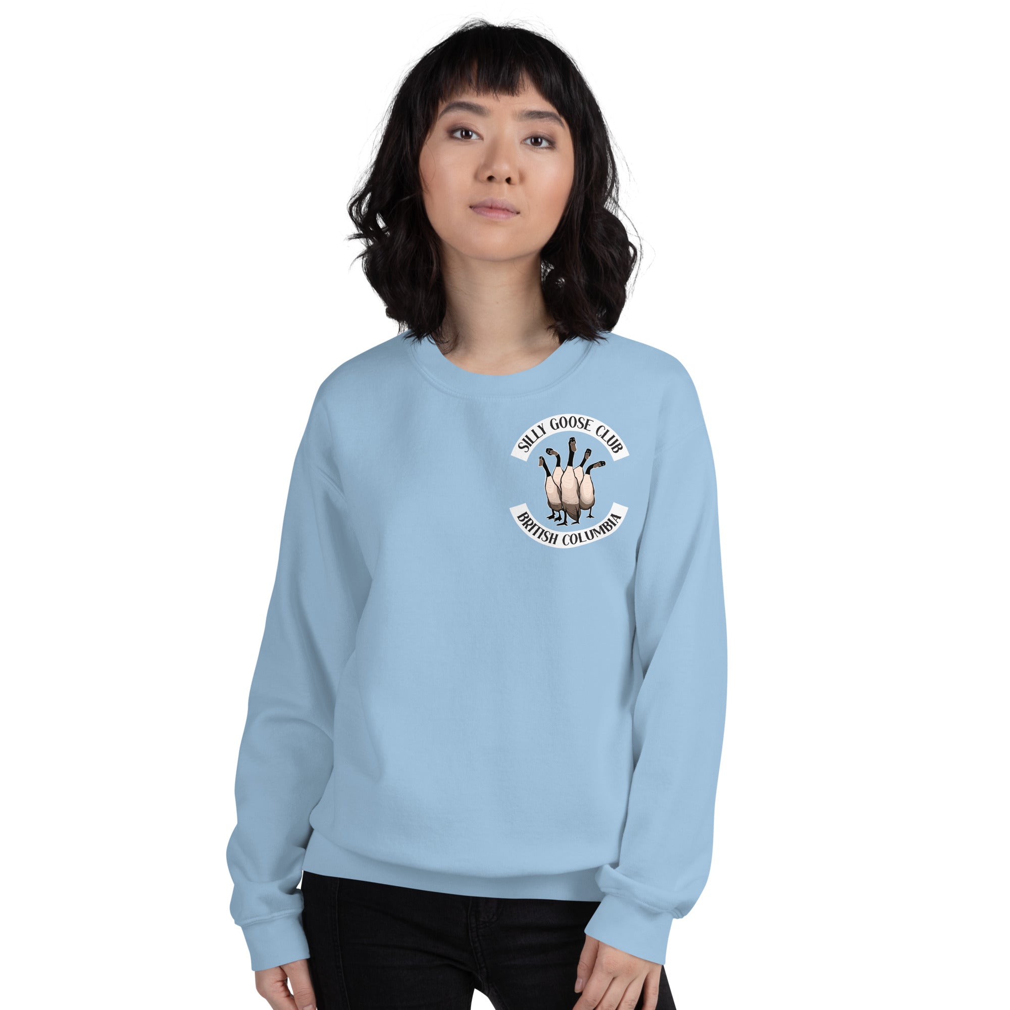 Design of Silly Goose Club - Unisex Sweatshirt , the colour is