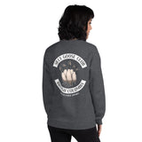 Design of Silly Goose Club - Unisex Sweatshirt , the colour is Dark Heather