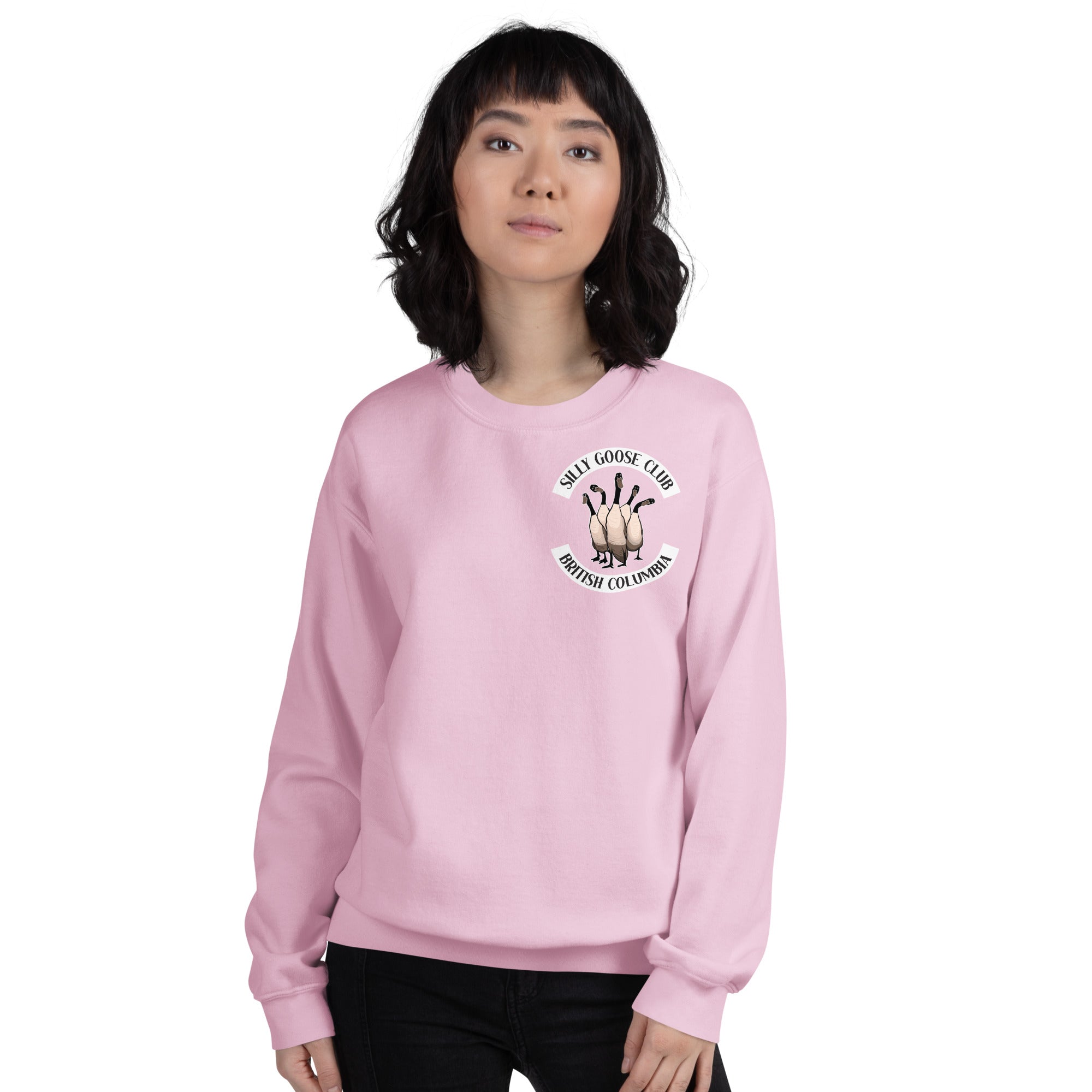 Design of Silly Goose Club - Unisex Sweatshirt , the colour is