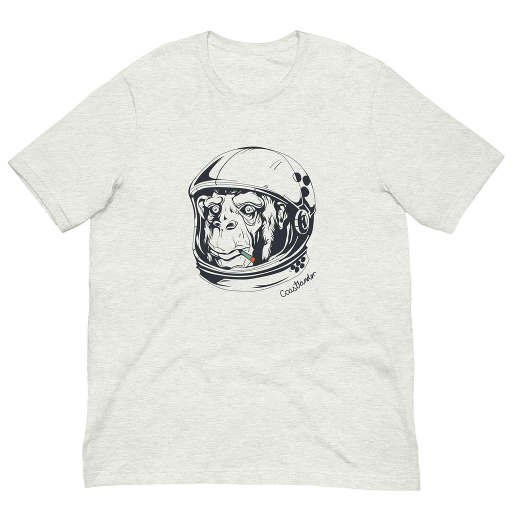 Design of Space Monkey - Unisex t-shirt , the colour is Ash