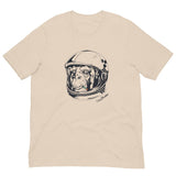 Design of Space Monkey - Unisex t-shirt , the colour is Soft Cream