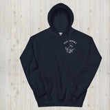 Design of Stay Spooky Octopus - Ghost - Unisex Hoodie , the colour is