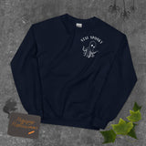 Design of Stay Spooky Octopus - Ghost - Unisex Sweatshirt , the colour is