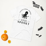 Design of Stay Spooky - Octopus - Ghost - Unisex t-shirt , the colour is