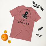 Design of Stay Spooky - Octopus - Ghost - Unisex t-shirt , the colour is