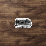 Design of Telegraph Cove - Bubble-free stickers , the colour is 15″×3.75″