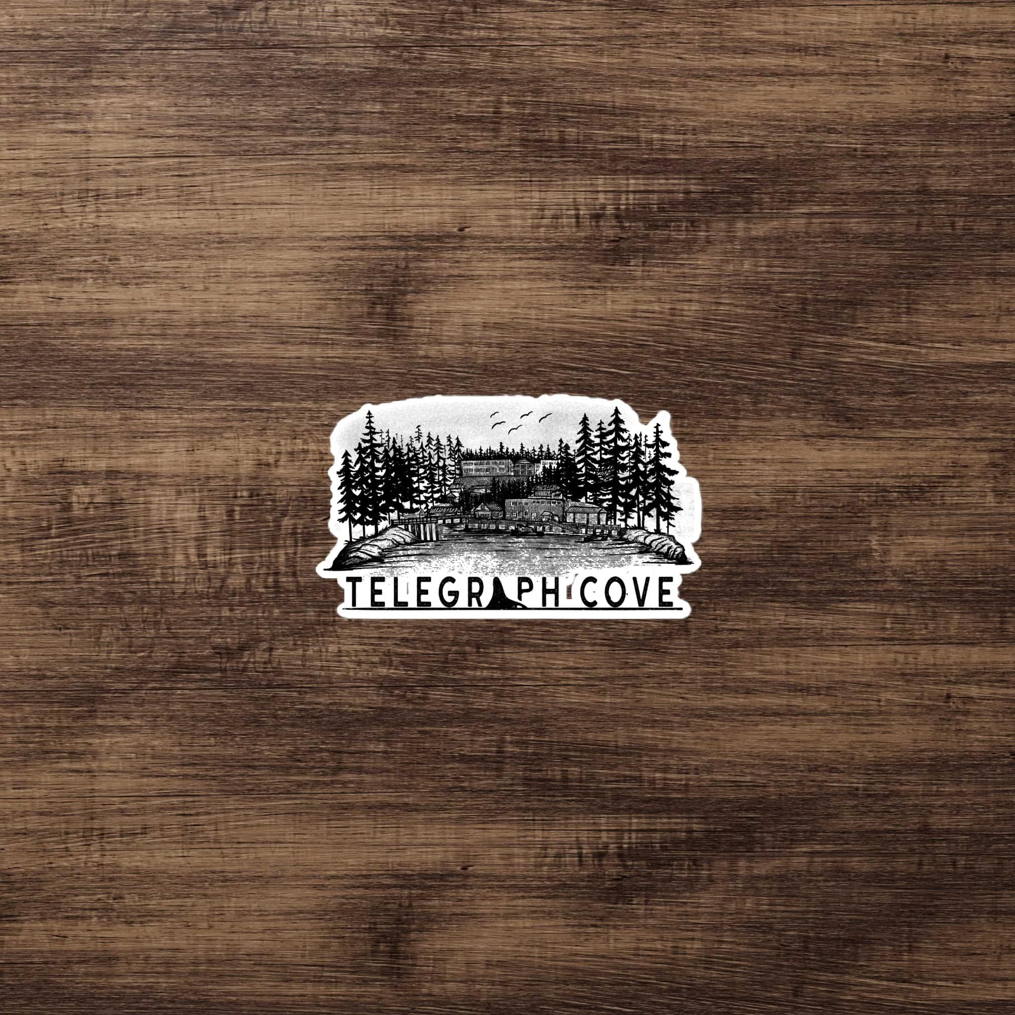 Design of Telegraph Cove - Bubble-free stickers , the colour is 15″×3.75″