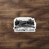 Design of Telegraph Cove - Bubble-free stickers , the colour is 3″×3″