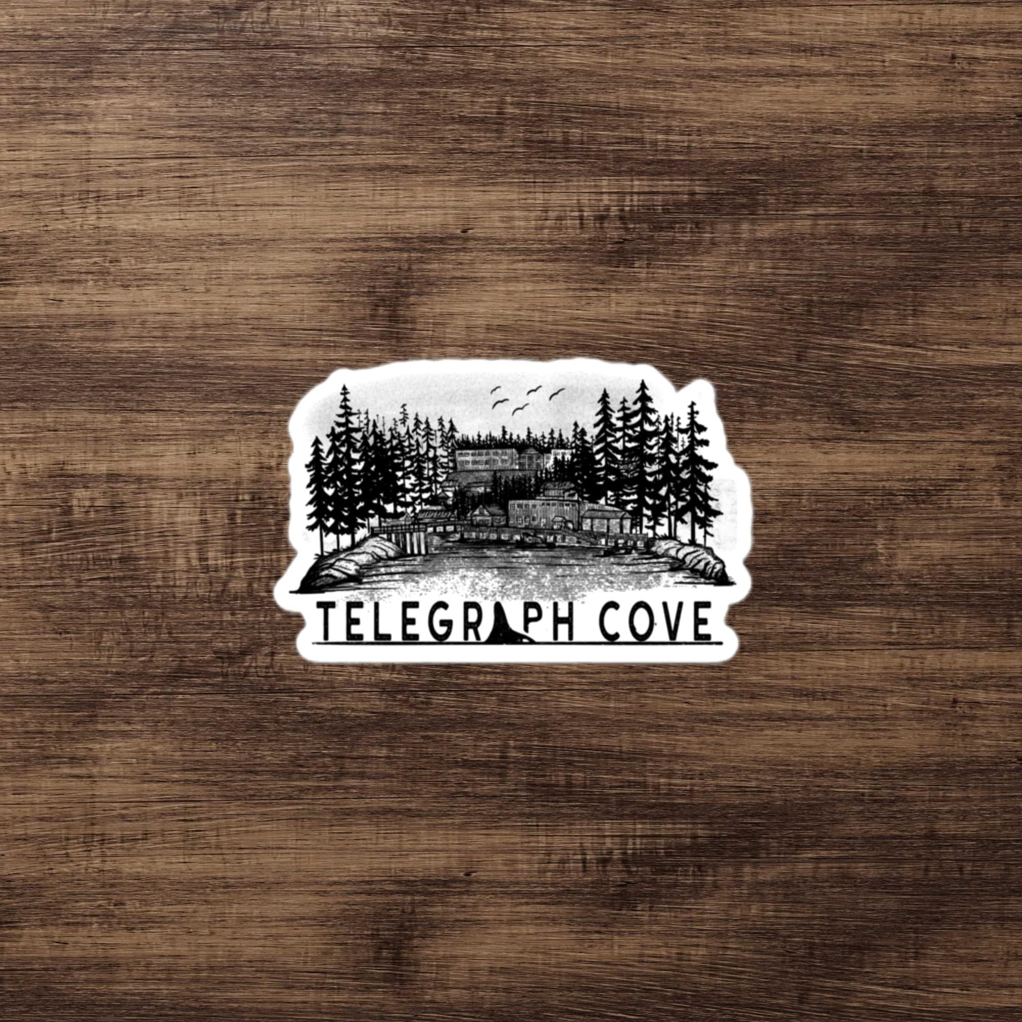 Design of Telegraph Cove - Bubble-free stickers , the colour is 3″×3″