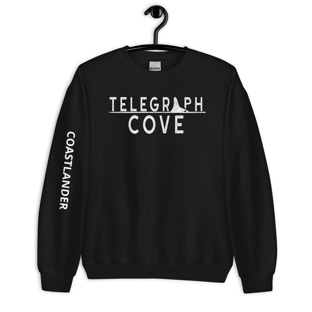 Design of Telegraph Cove Logo - Unisex Sweatshirt , the colour is Black