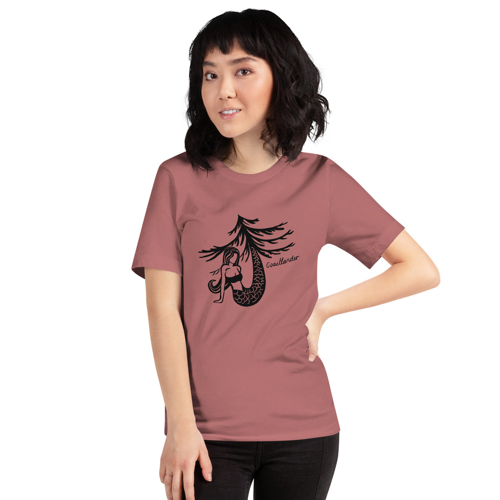 Mermaid & Tree Design - Unisex t-shirt