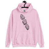Design of Van Isle Highway - Unisex Hoodie , the colour is Light Pink