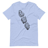 Design of Van Isle Highway - Unisex t-shirt , the colour is Heather Blue