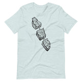 Design of Van Isle Highway - Unisex t-shirt , the colour is Heather Prism Ice Blue