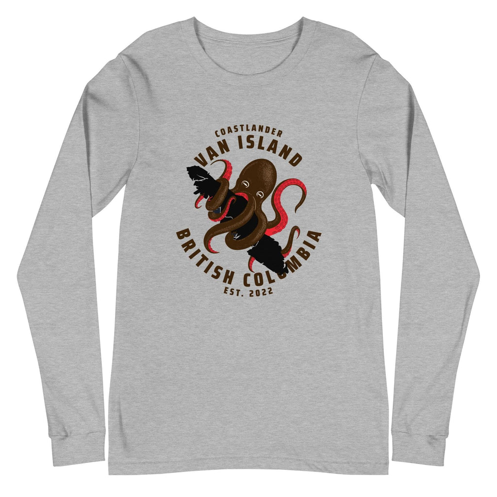 Design of Van Isle - Unisex Long Sleeve Tee , the colour is Athletic Heather