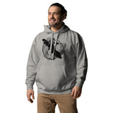 Design of Vancouver Island Bear - Unisex Hoodie , the colour is