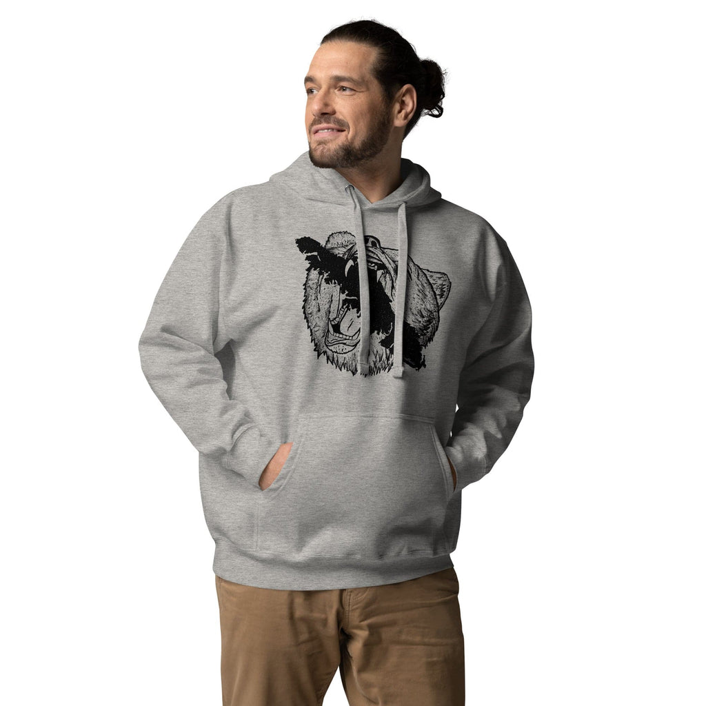 Design of Vancouver Island Bear - Unisex Hoodie , the colour is 2XL