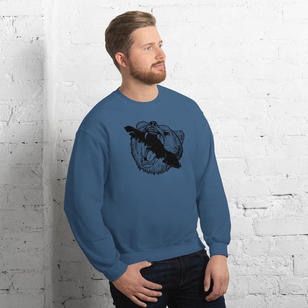 Design of Vancouver Island Bear - Unisex Sweatshirt , the colour is