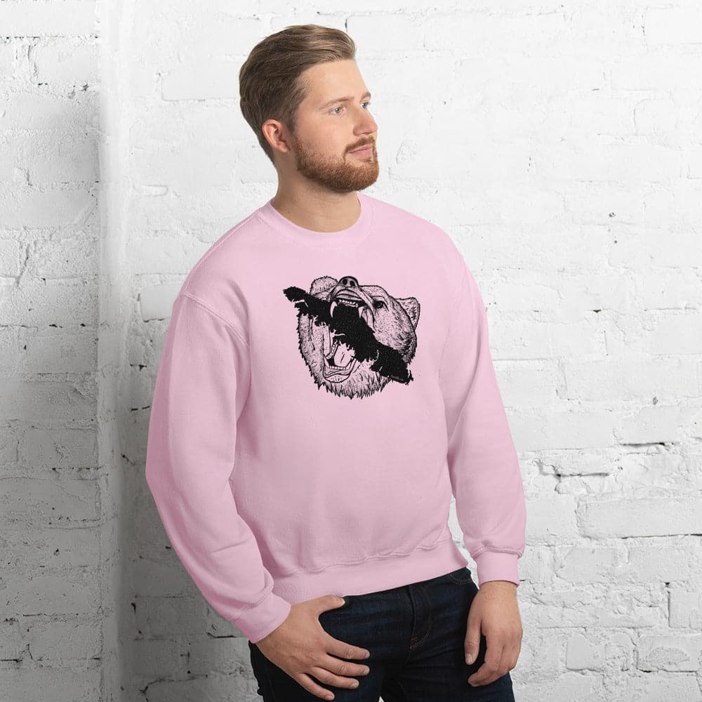 Design of Vancouver Island Bear - Unisex Sweatshirt , the colour is