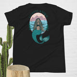 Design of Vancouver Island Born and Raised Skeleton Tree Design - Kids - Youth Short Sleeve T-Shirt , the colour is