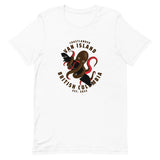 Design of Vancouver Island Octopus - Unisex t-shirt , the colour is White