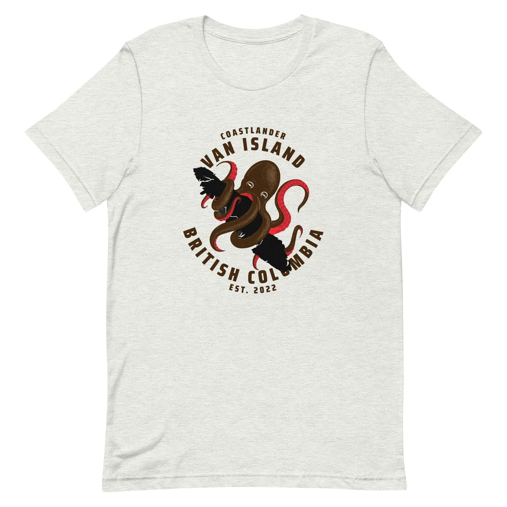 Vancouver Island Octopus - Unisex t-shirt - Coastlander