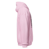Design of Vancouver Island Wave Design - Black Line Art - Unisex Hoodie , the colour is