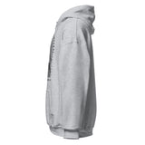 Design of Vancouver Island Wave Design - Black Line Art - Unisex Hoodie , the colour is