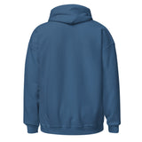 Design of Vancouver Island Wave Design - Black Line Art - Unisex Hoodie , the colour is