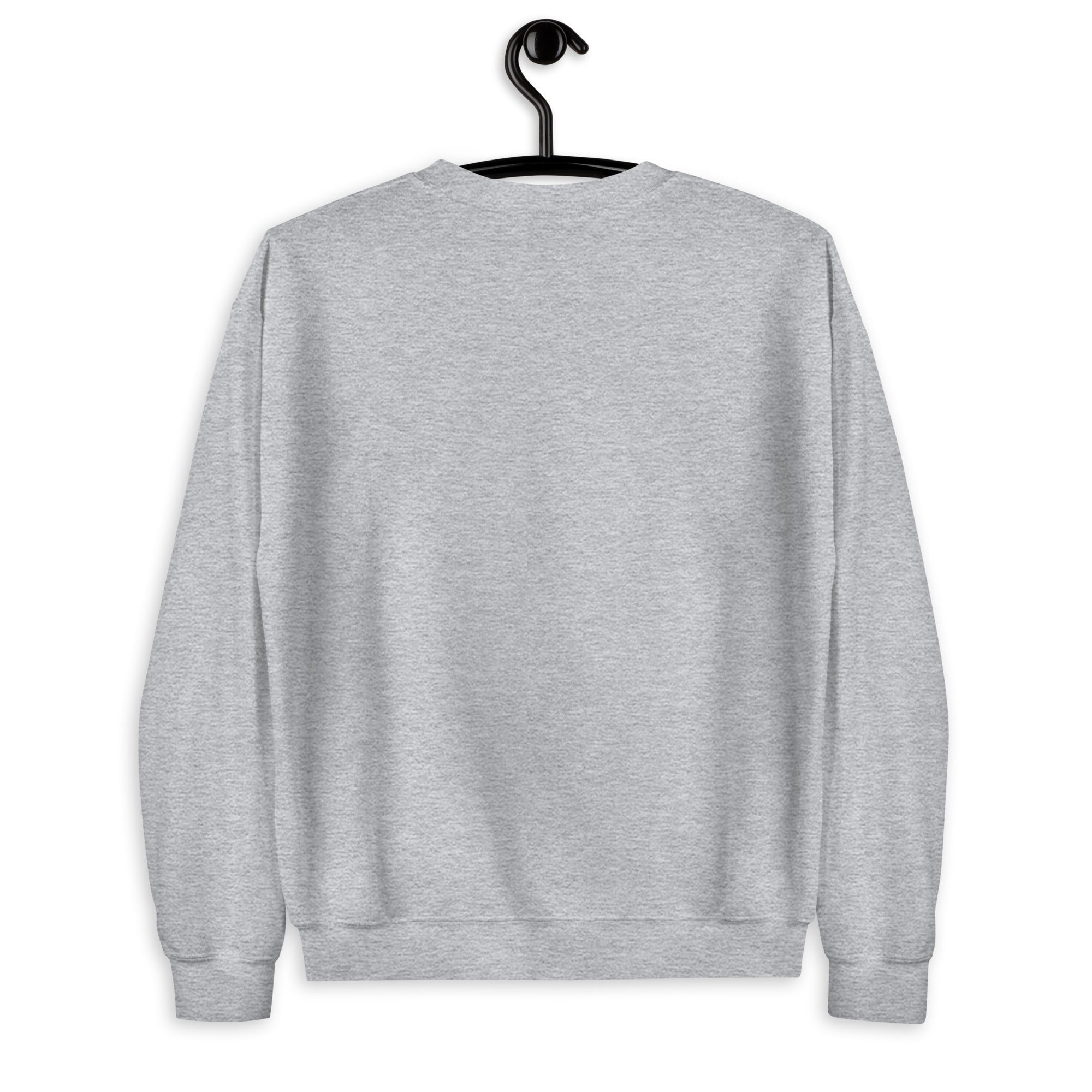Design of Vancouver Island Wave Design - Black Line Art - Unisex Sweatshirt , the colour is