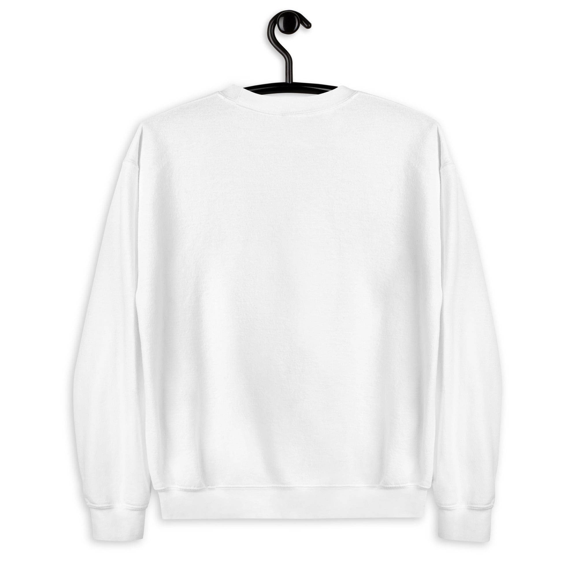 Design of Vancouver Island Wave Design - Black Line Art - Unisex Sweatshirt , the colour is